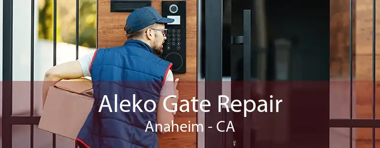 Aleko Gate Repair Anaheim - CA