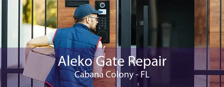 Aleko Gate Repair Cabana Colony - FL