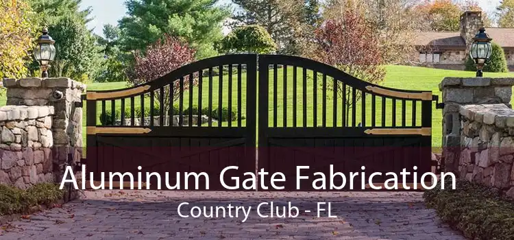 Aluminum Gate Fabrication Country Club - FL