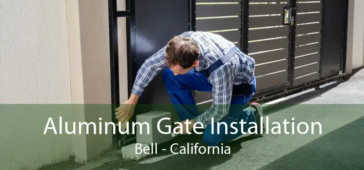 Aluminum Gate Installation Bell - California