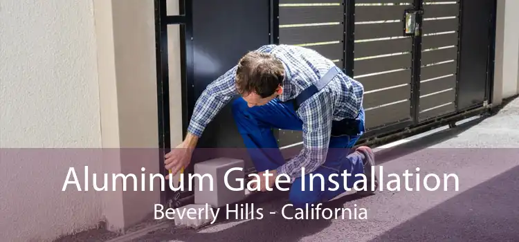 Aluminum Gate Installation Beverly Hills - California