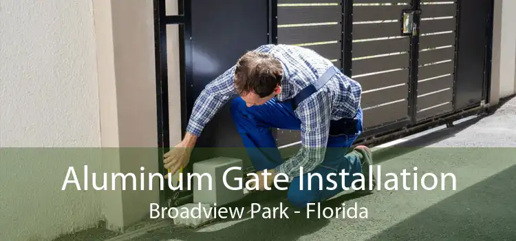 Aluminum Gate Installation Broadview Park - Florida