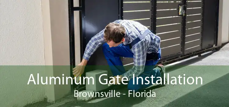 Aluminum Gate Installation Brownsville - Florida