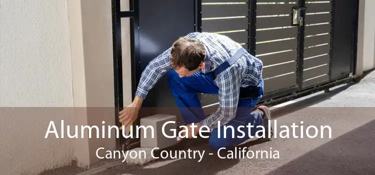 Aluminum Gate Installation Canyon Country - California
