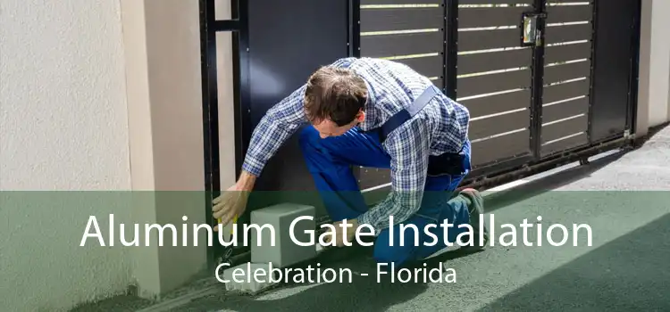 Aluminum Gate Installation Celebration - Florida