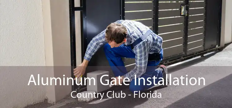 Aluminum Gate Installation Country Club - Florida