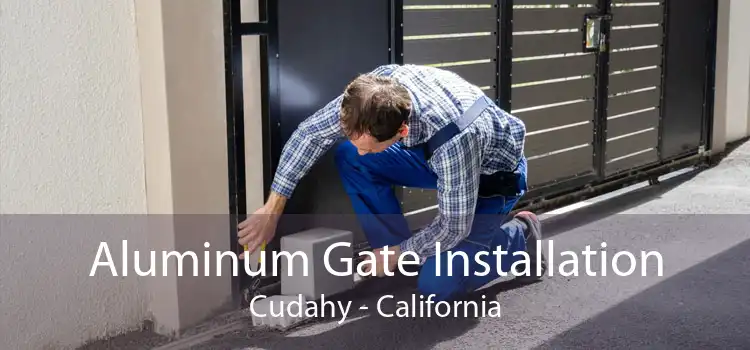 Aluminum Gate Installation Cudahy - California