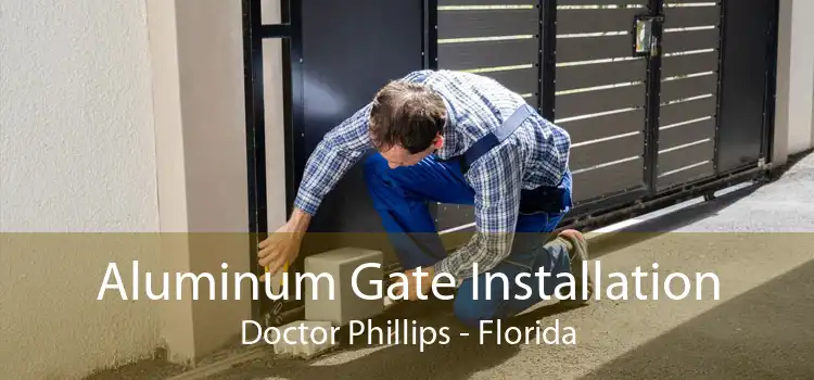 Aluminum Gate Installation Doctor Phillips - Florida
