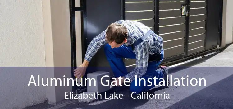 Aluminum Gate Installation Elizabeth Lake - California