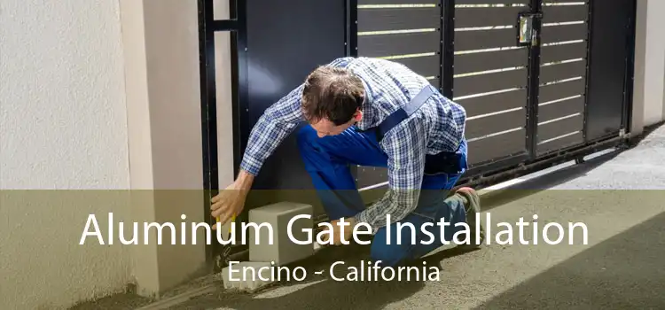 Aluminum Gate Installation Encino - California