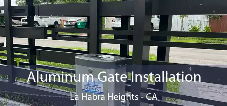  Aluminum Gate Installation La Habra Heights - CA
