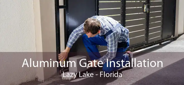 Aluminum Gate Installation Lazy Lake - Florida