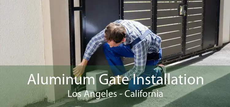 Aluminum Gate Installation Los Angeles - California