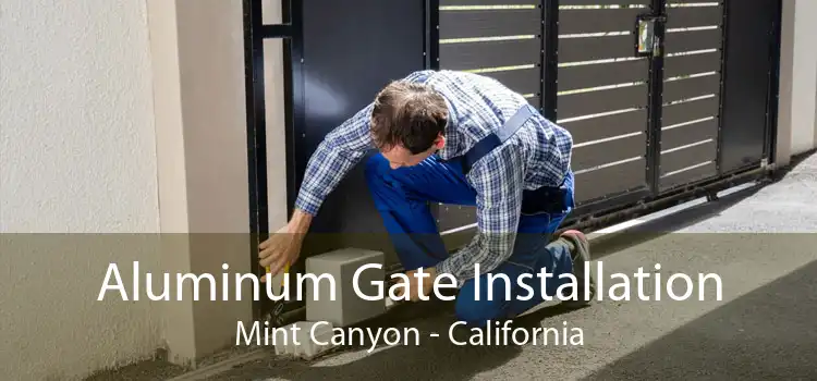 Aluminum Gate Installation Mint Canyon - California