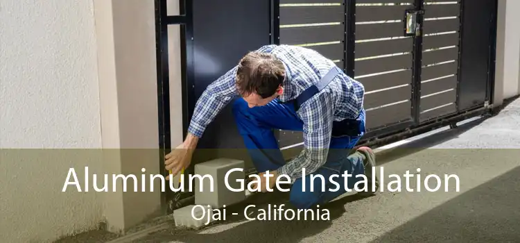 Aluminum Gate Installation Ojai - California