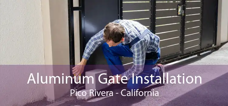 Aluminum Gate Installation Pico Rivera - California