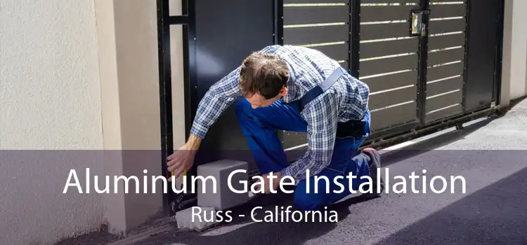 Aluminum Gate Installation Russ - California