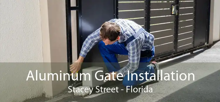 Aluminum Gate Installation Stacey Street - Florida