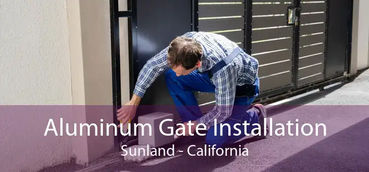 Aluminum Gate Installation Sunland - California