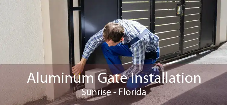 Aluminum Gate Installation Sunrise - Florida