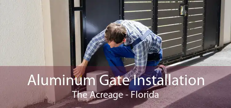 Aluminum Gate Installation The Acreage - Florida