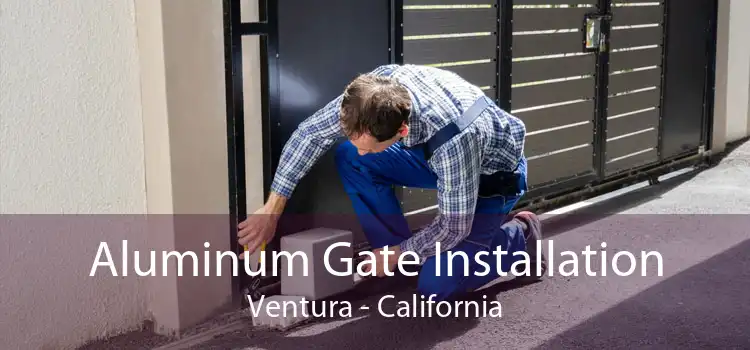Aluminum Gate Installation Ventura - California