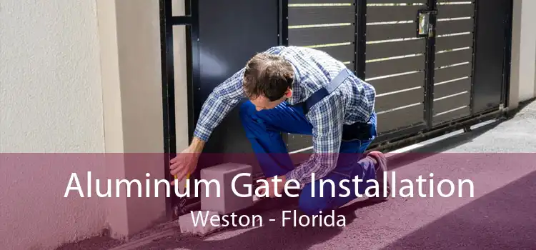 Aluminum Gate Installation Weston - Florida