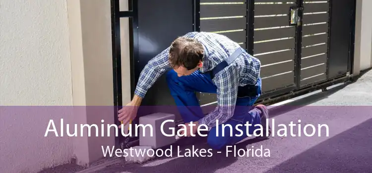 Aluminum Gate Installation Westwood Lakes - Florida
