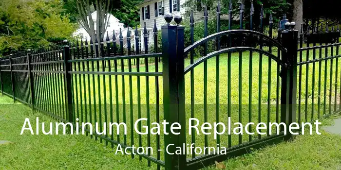Aluminum Gate Replacement Acton - California