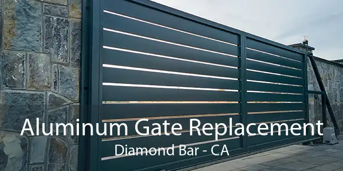 Aluminum Gate Replacement Diamond Bar - CA