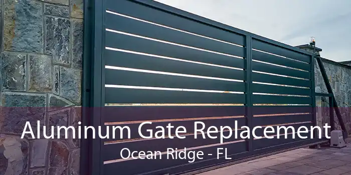 Aluminum Gate Replacement Ocean Ridge - FL