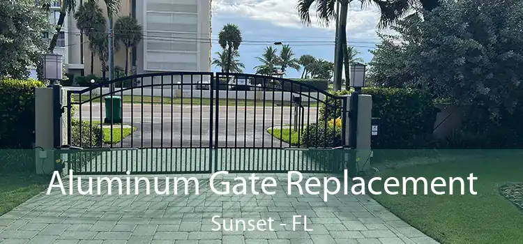 Aluminum Gate Replacement Sunset - FL