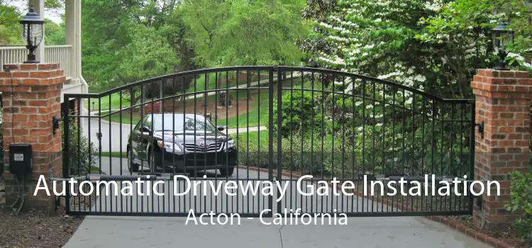 Automatic Driveway Gate Installation Acton - California