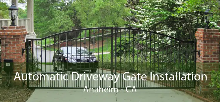 Automatic Driveway Gate Installation Anaheim - CA