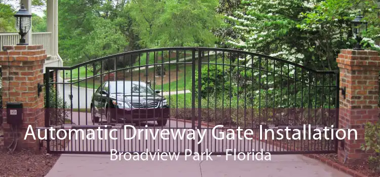 Automatic Driveway Gate Installation Broadview Park - Florida