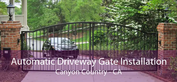 Automatic Driveway Gate Installation Canyon Country - CA