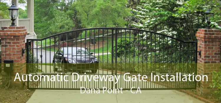 Automatic Driveway Gate Installation Dana Point - CA
