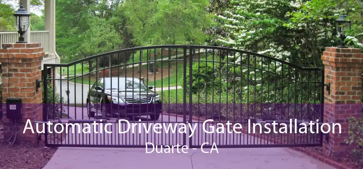 Automatic Driveway Gate Installation Duarte - CA