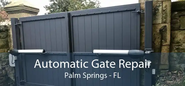 Automatic Gate Repair Palm Springs - FL