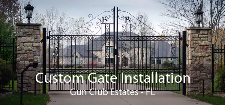 Custom Gate Installation Gun Club Estates - FL