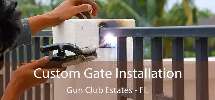 Custom Gate Installation Gun Club Estates - FL