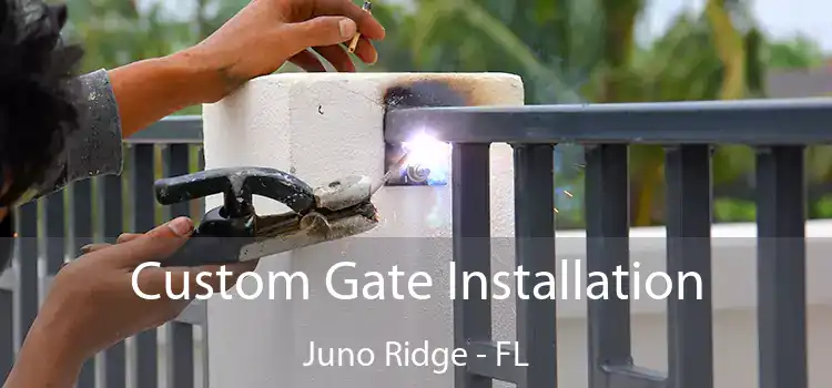 Custom Gate Installation Juno Ridge - FL