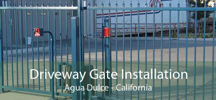 Driveway Gate Installation Agua Dulce - California
