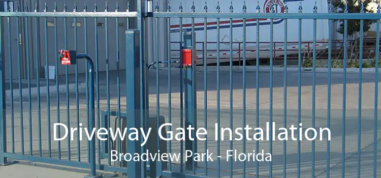 Driveway Gate Installation Broadview Park - Florida
