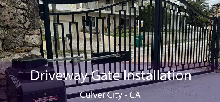  Driveway Gate Installation Culver City - CA
