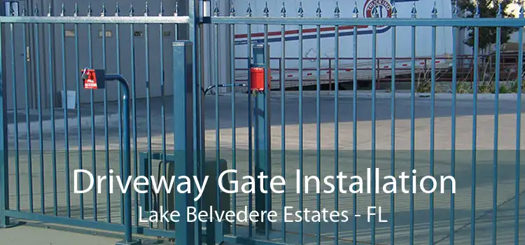 Driveway Gate Installation Lake Belvedere Estates - FL
