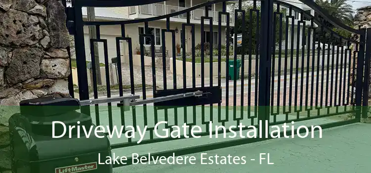 Driveway Gate Installation Lake Belvedere Estates - FL