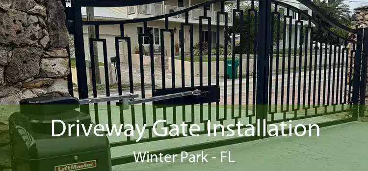 Driveway Gate Installation Winter Park - FL