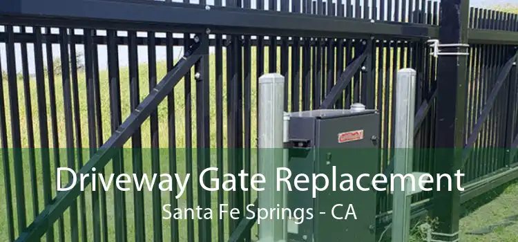 Driveway Gate Replacement Santa Fe Springs - CA