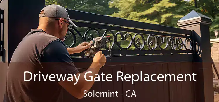  Driveway Gate Replacement Solemint - CA